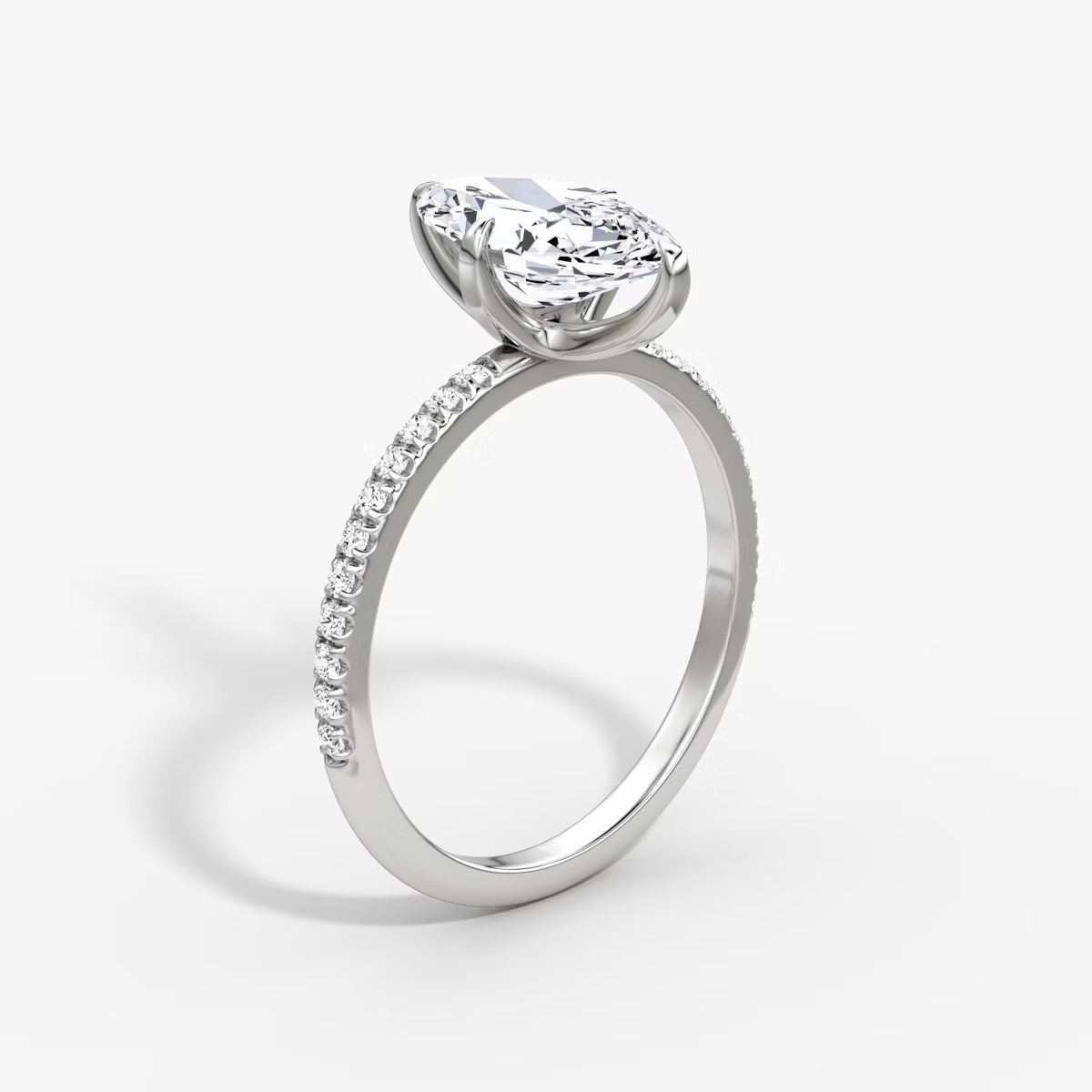 The Classic Marquise Diamond Pavé Ring