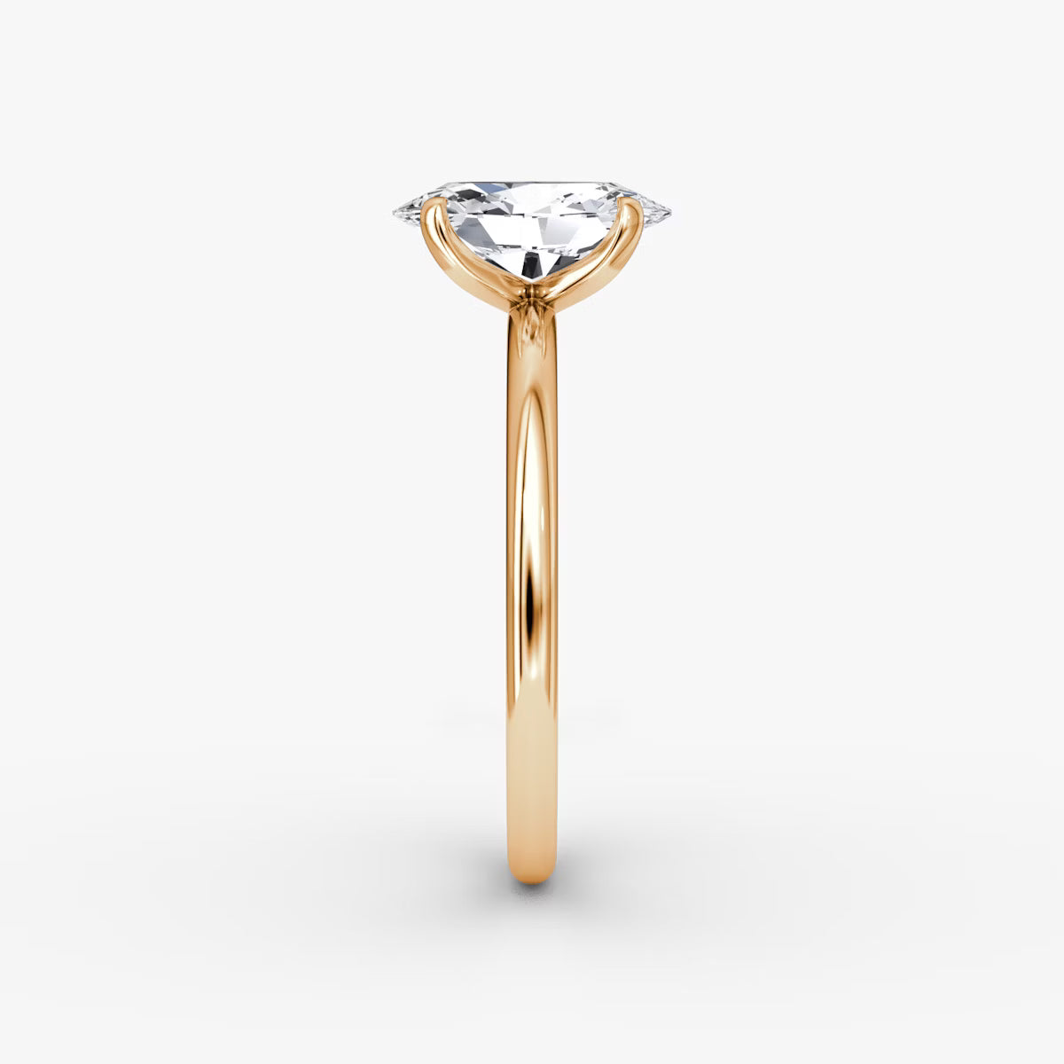 The Classic Oval Solitaire Diamond Ring