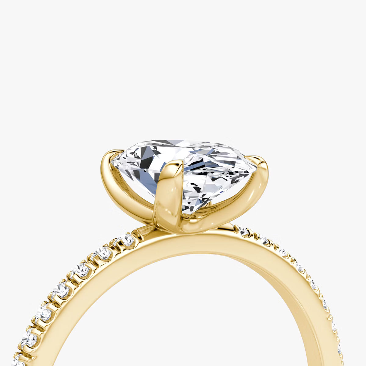 The Classic Oval Diamond Pavé Ring
