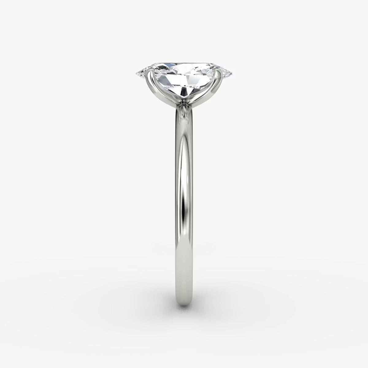 The Classic Oval Solitaire Diamond Ring