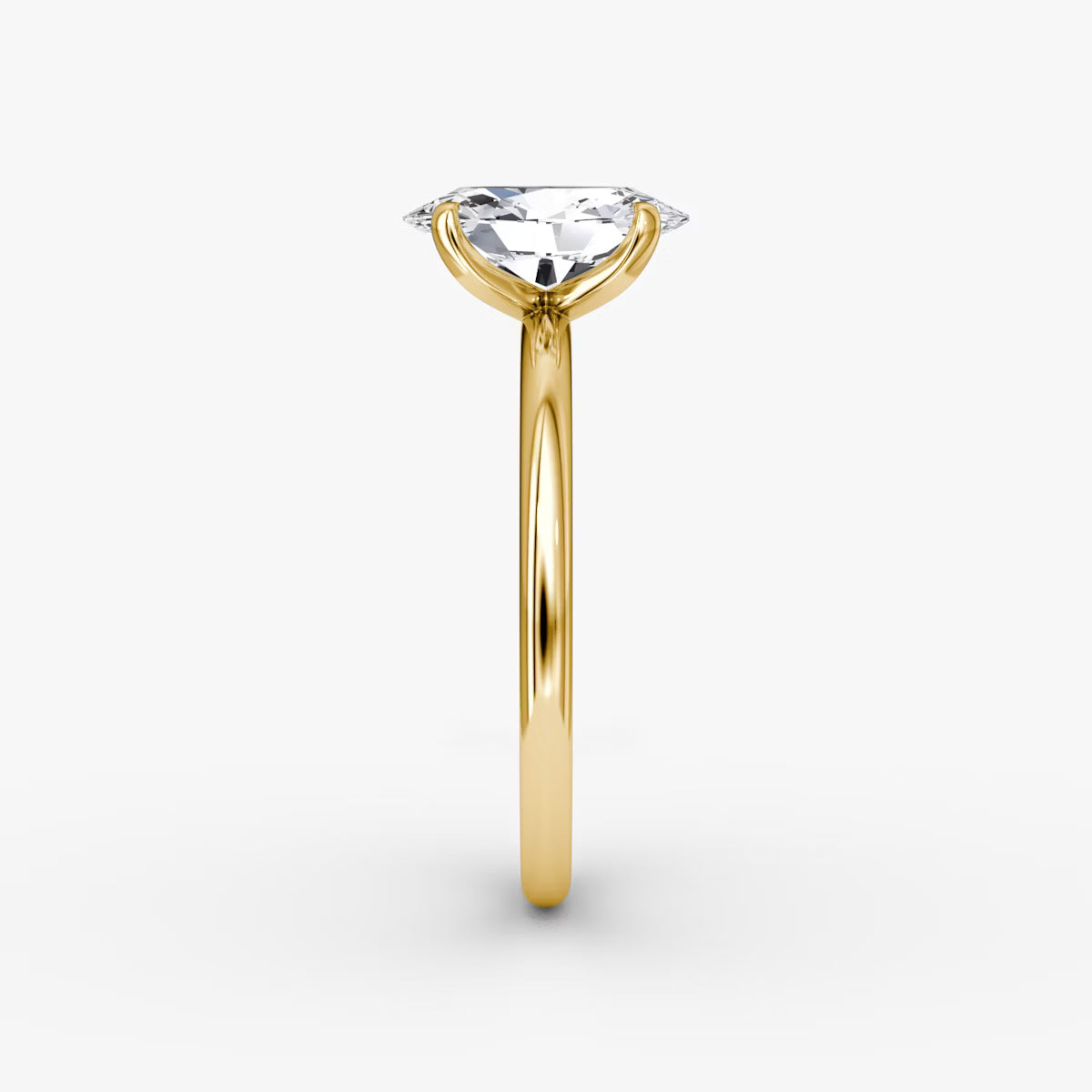 The Classic Oval Solitaire Diamond Ring