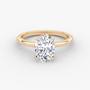 The Classic Oval Solitaire Diamond Ring