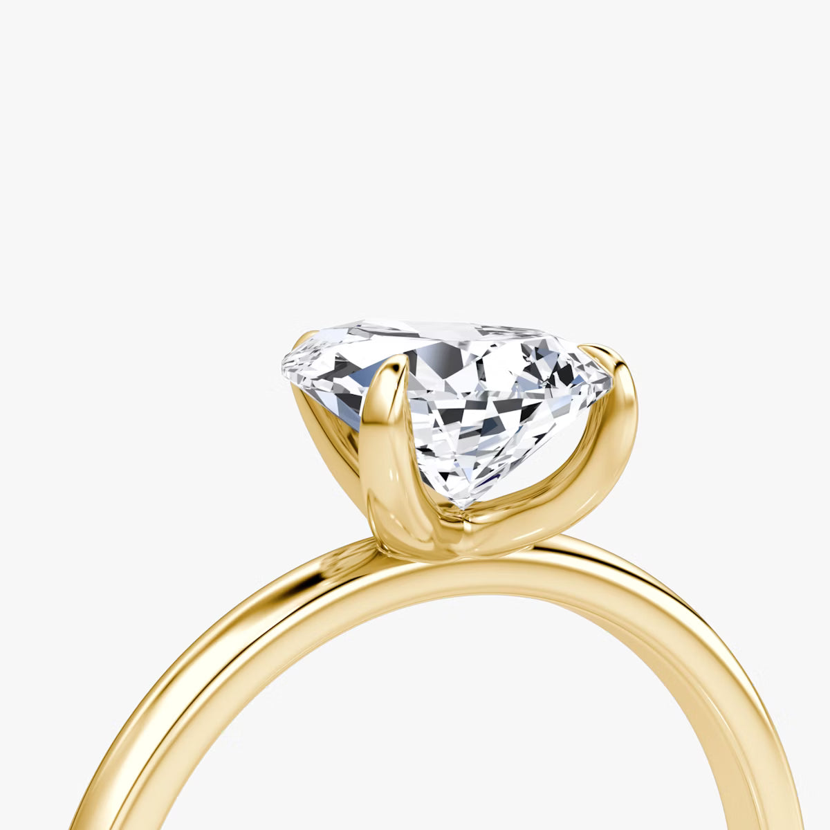 The Classic Pear Solitaire Diamond Ring
