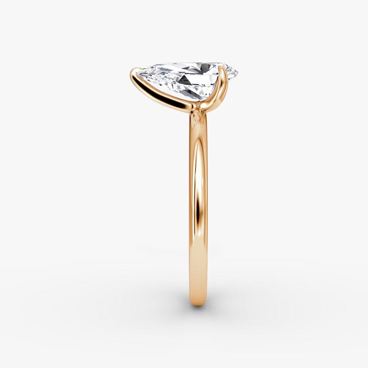 The Classic Pear Solitaire Diamond Ring
