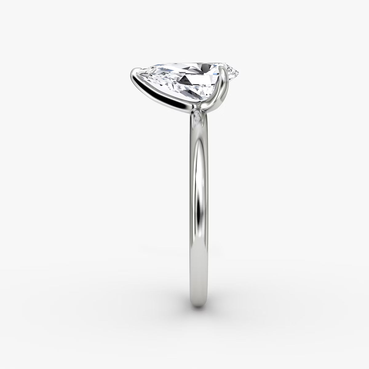 The Classic Pear Solitaire Diamond Ring