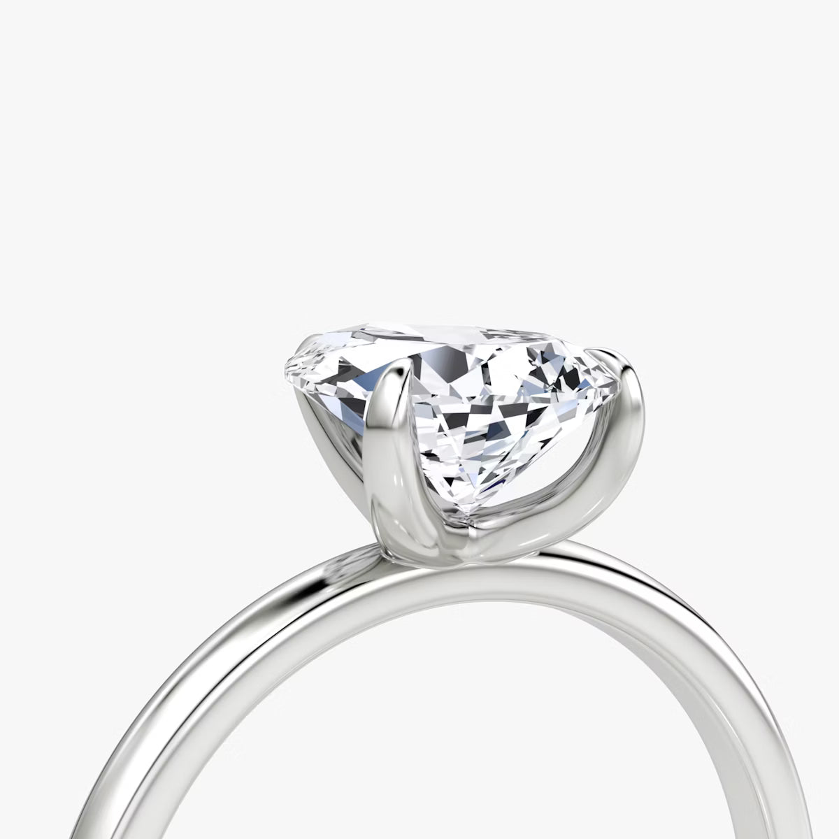 The Classic Pear Solitaire Diamond Ring