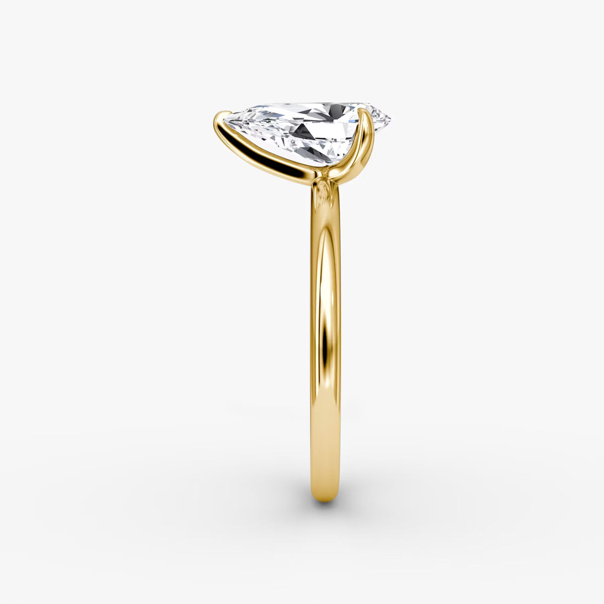 The Classic Pear Solitaire Diamond Ring