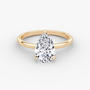 The Classic Pear Solitaire Diamond Ring