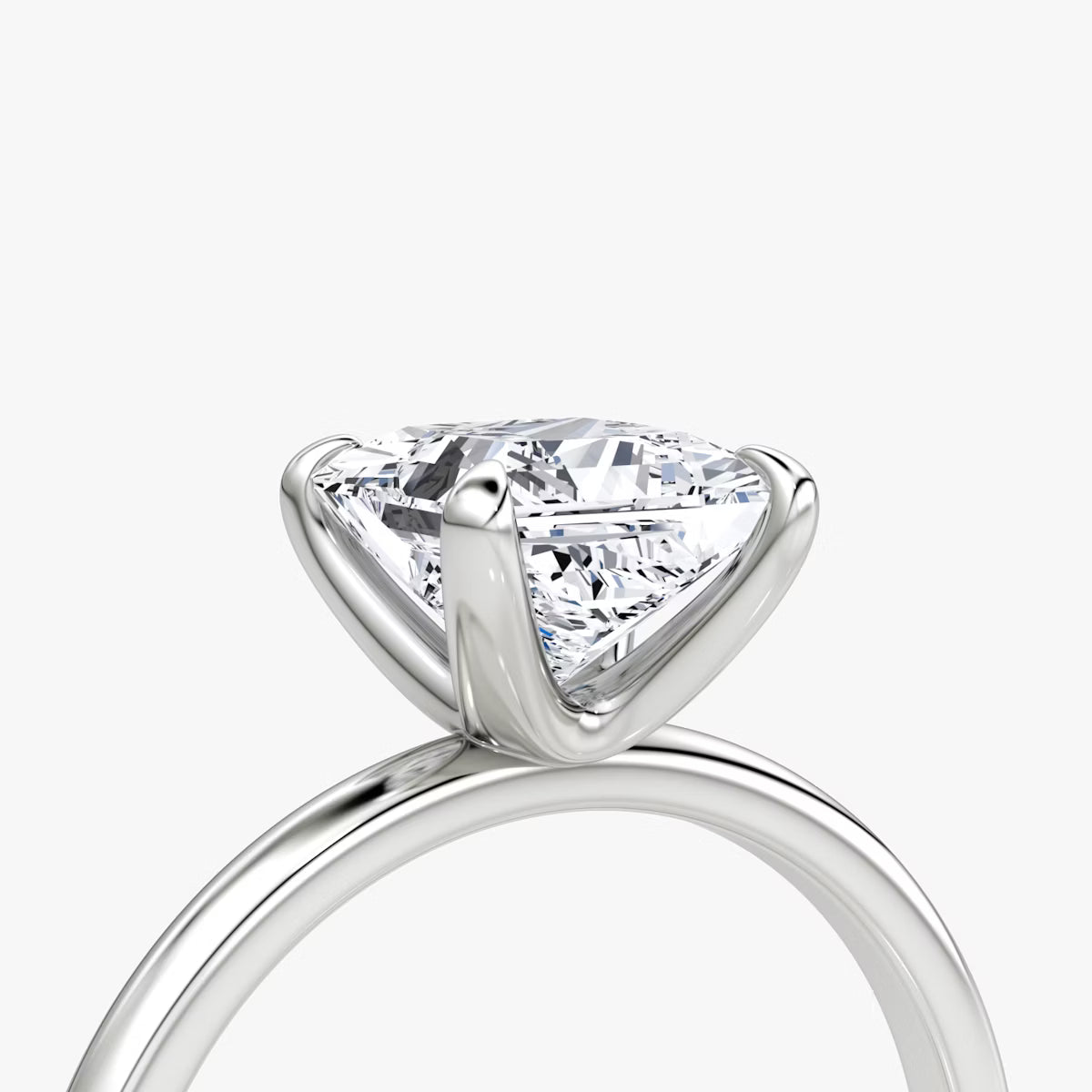 The Classic Princess Solitaire Diamond Ring