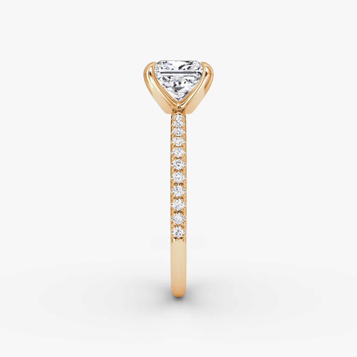 The Classic Princess Diamond Pavé Ring