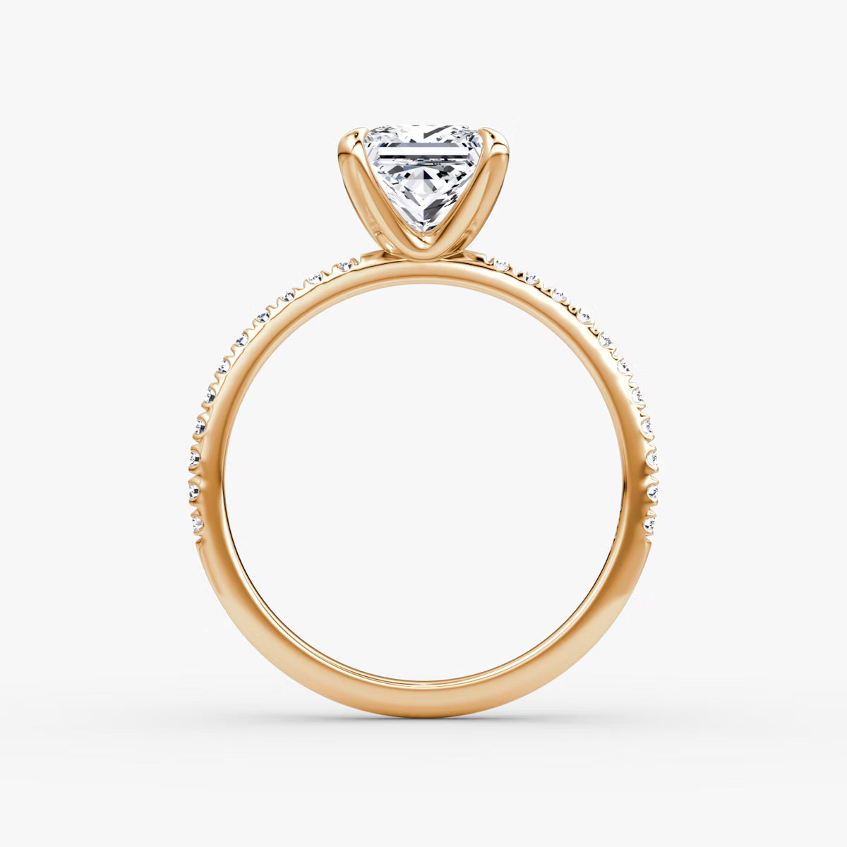 The Classic Princess Diamond Pavé Ring