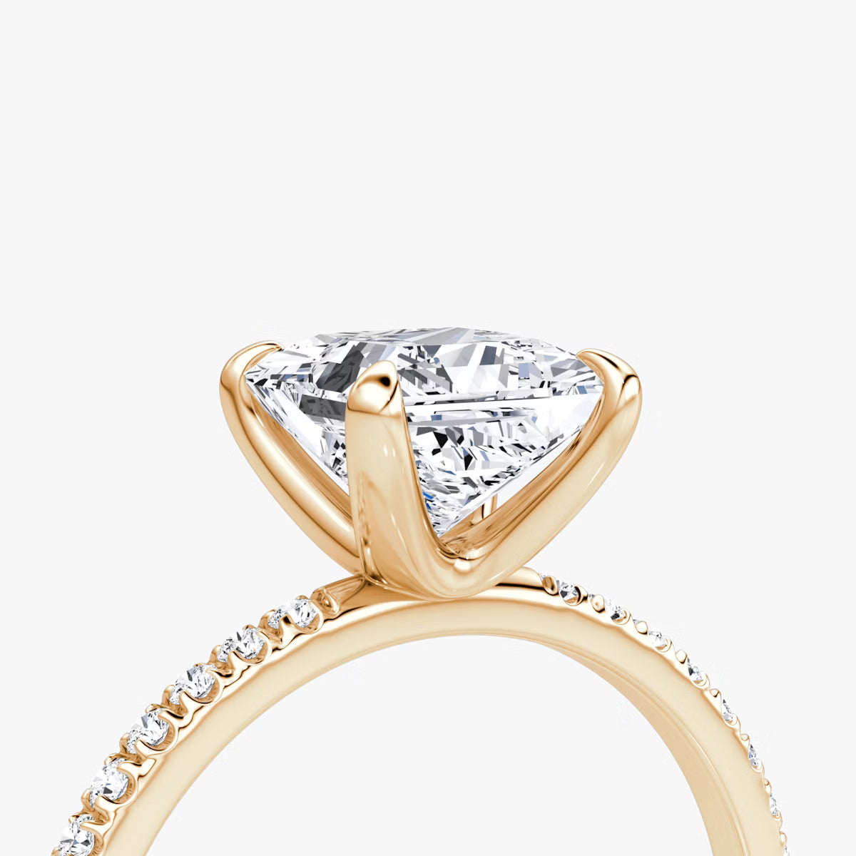 The Classic Princess Diamond Pavé Ring