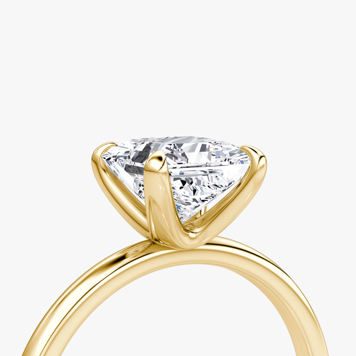 The Classic Princess Solitaire Diamond Ring