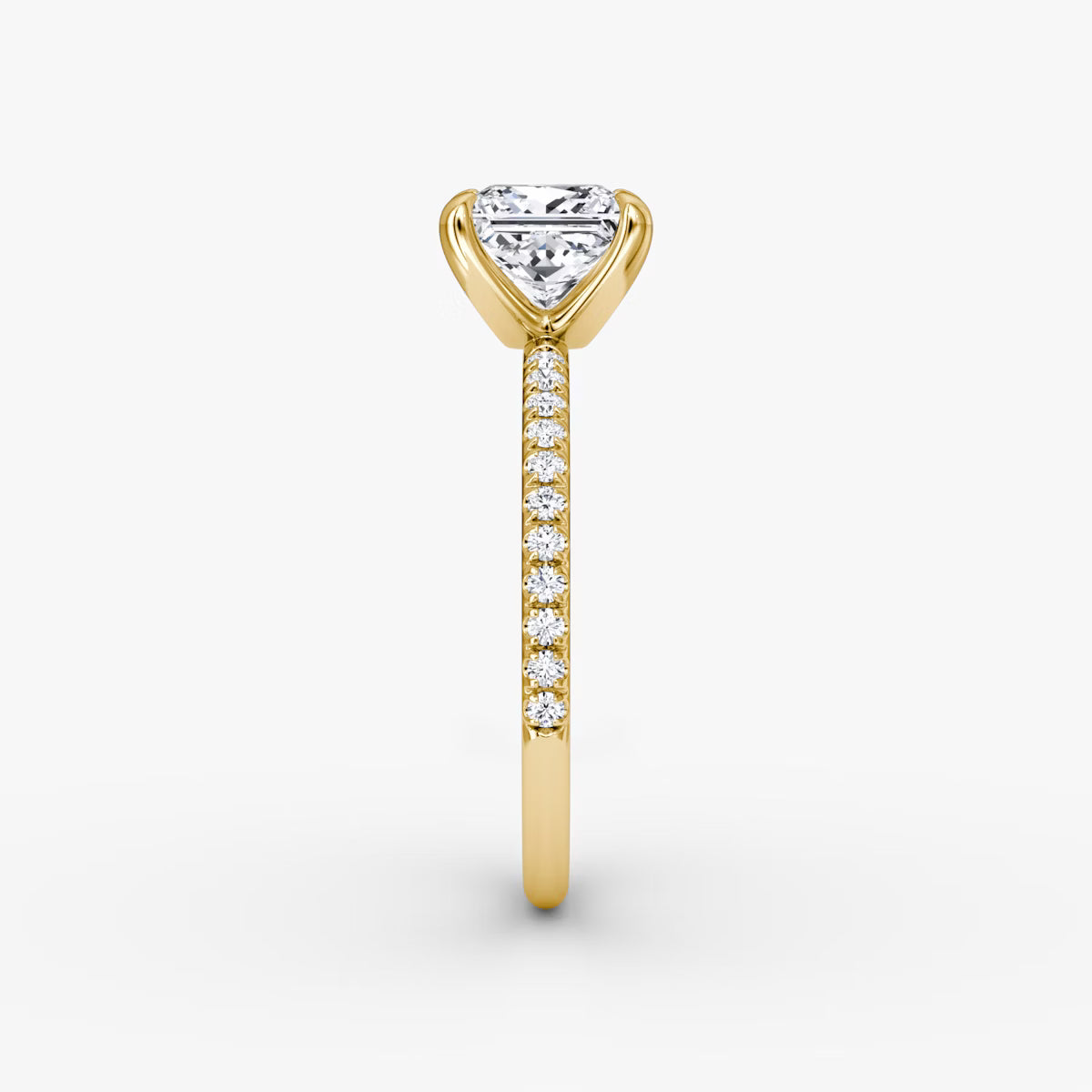 The Classic Princess Diamond Pavé Ring