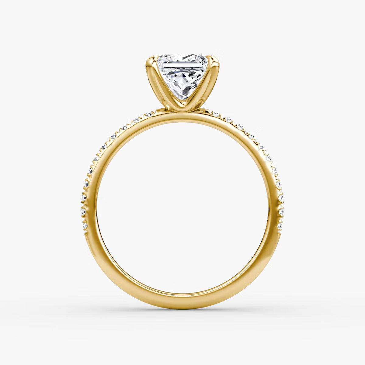 The Classic Princess Diamond Pavé Ring