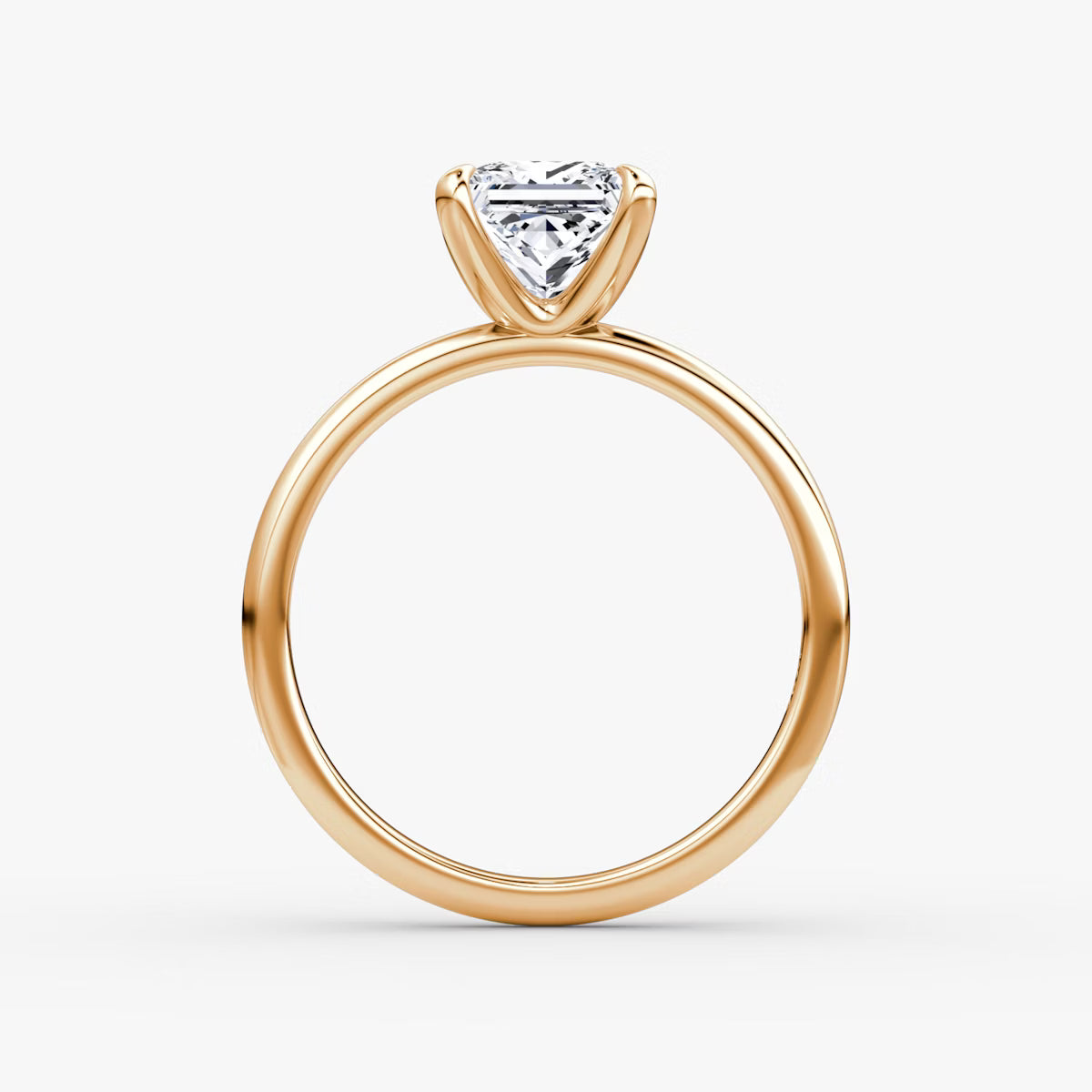 The Classic Princess Solitaire Diamond Ring