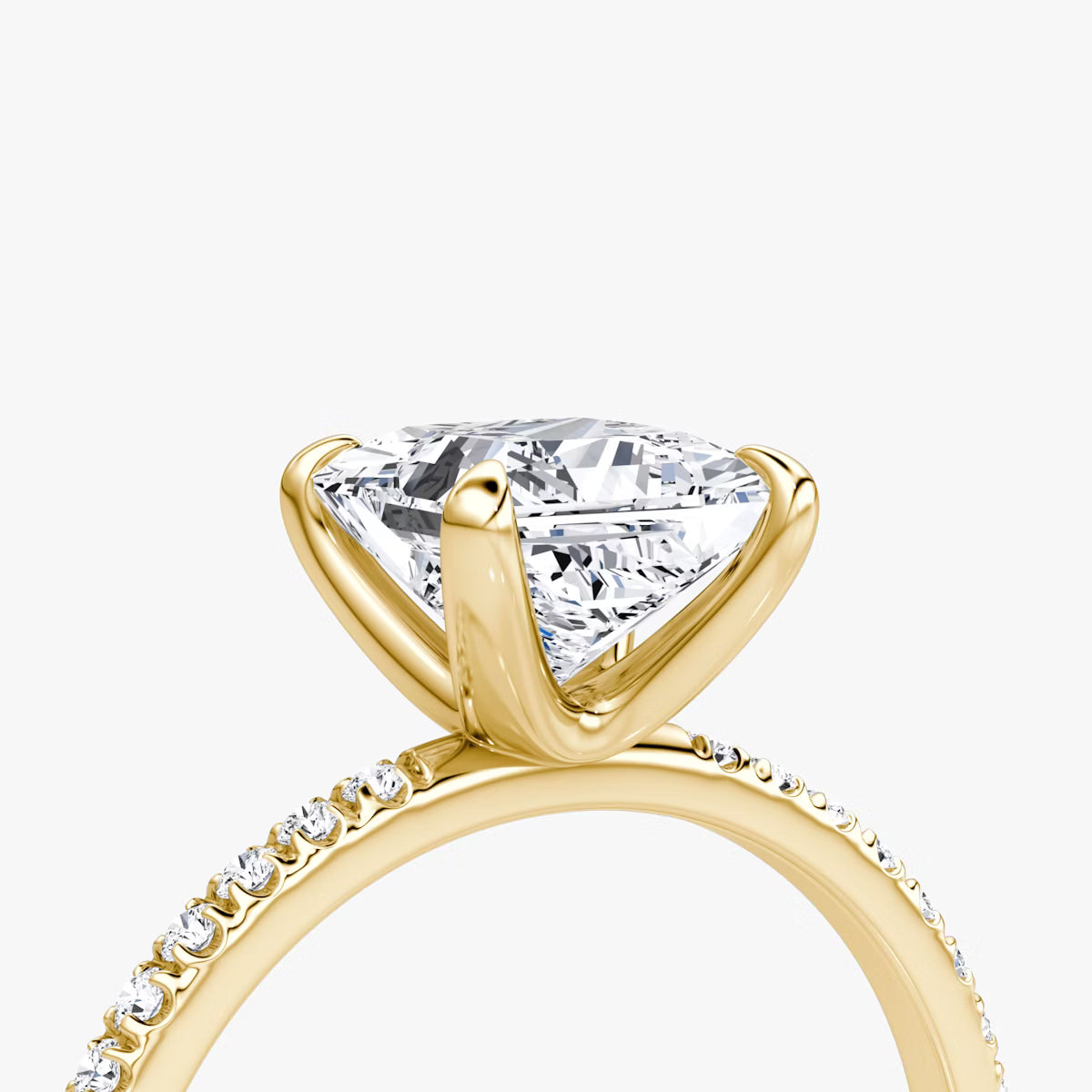The Classic Princess Diamond Pavé Ring