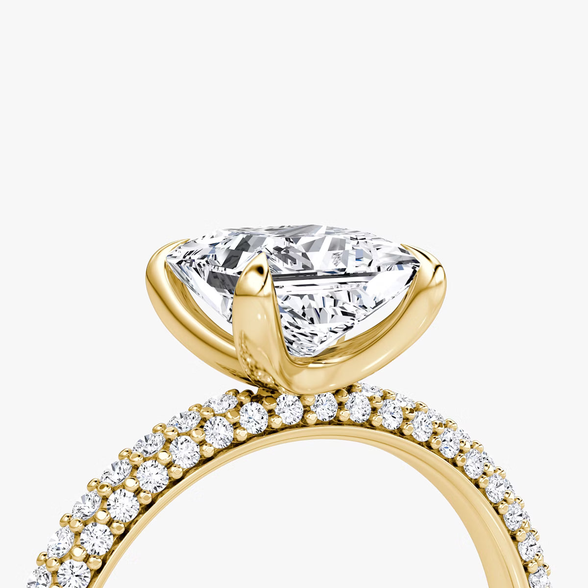 The Luxe Princess Diamond Pavé Ring