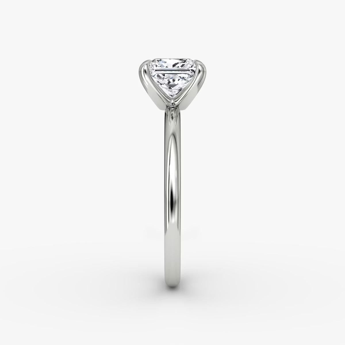 The Classic Princess Solitaire Diamond Ring