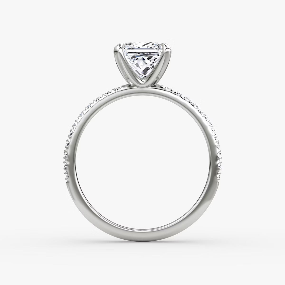 The Classic Princess Diamond Pavé Ring