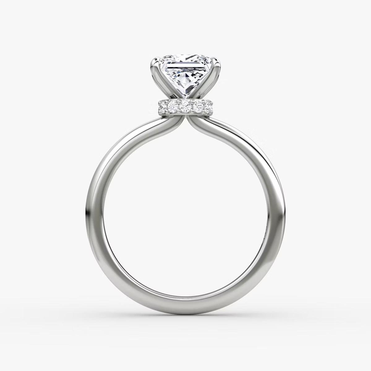Princess Secret Halo Diamond Ring