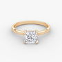 Princess Hidden Halo Diamond Ring