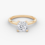 The Classic Princess Solitaire Diamond Ring