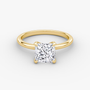 The Classic Princess Solitaire Diamond Ring