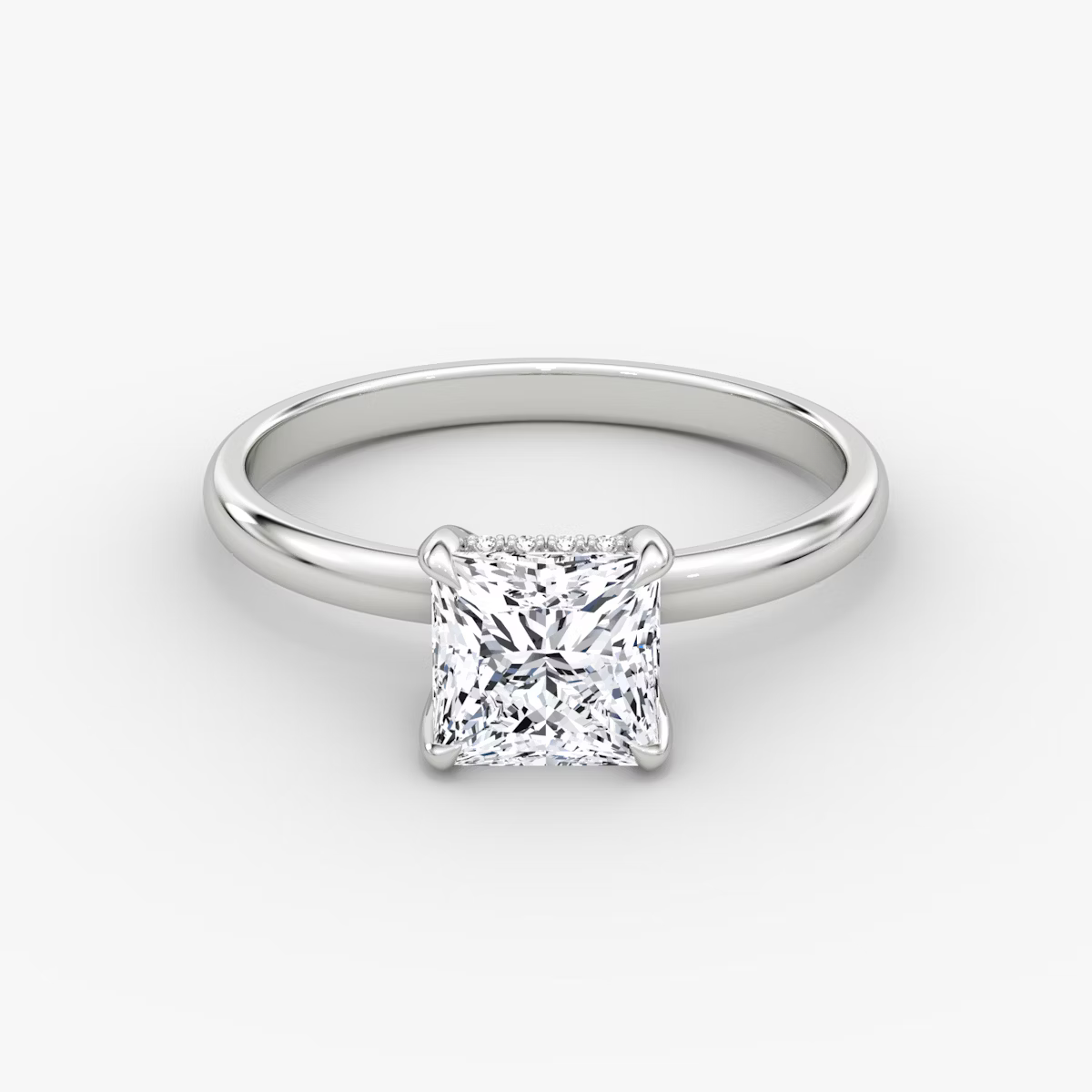 Princess Secret Halo Diamond Ring