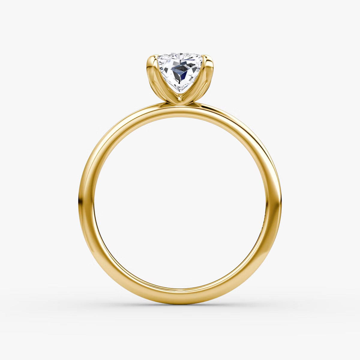 The Classic Radiant Solitaire Diamond Ring
