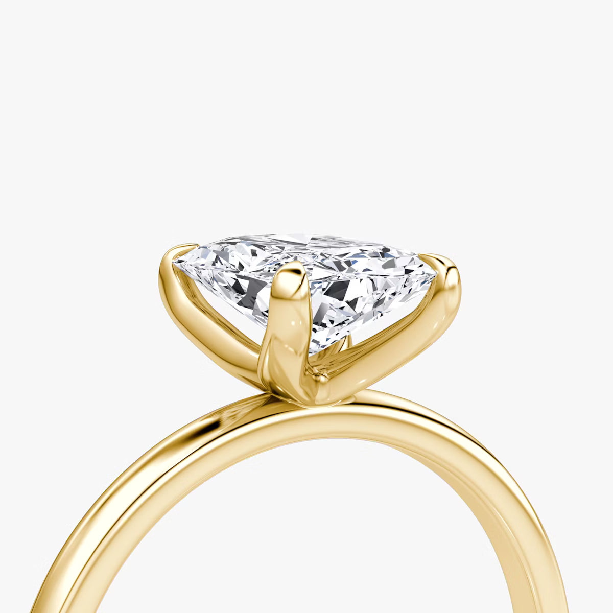 The Classic Radiant Solitaire Diamond Ring