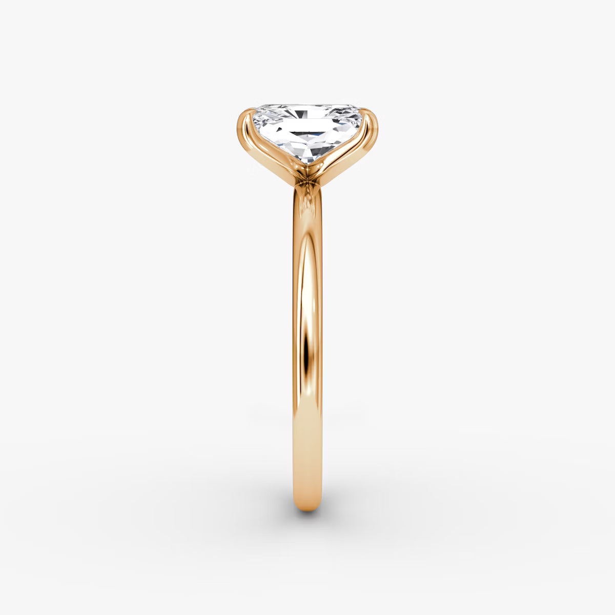 The Classic Radiant Solitaire Diamond Ring