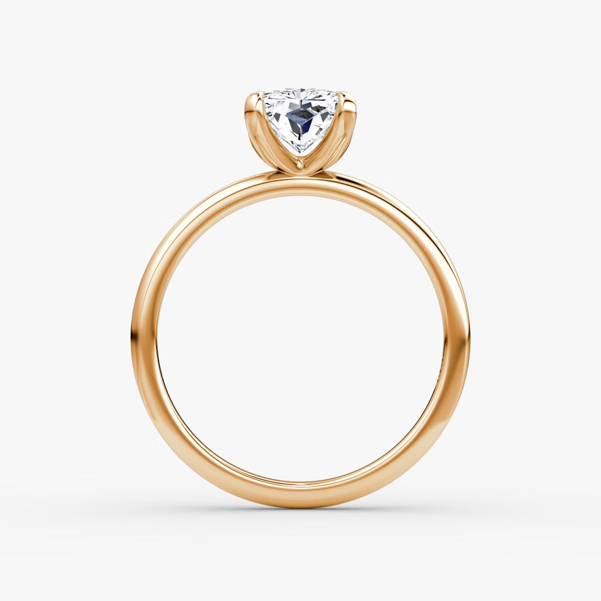The Classic Radiant Solitaire Diamond Ring