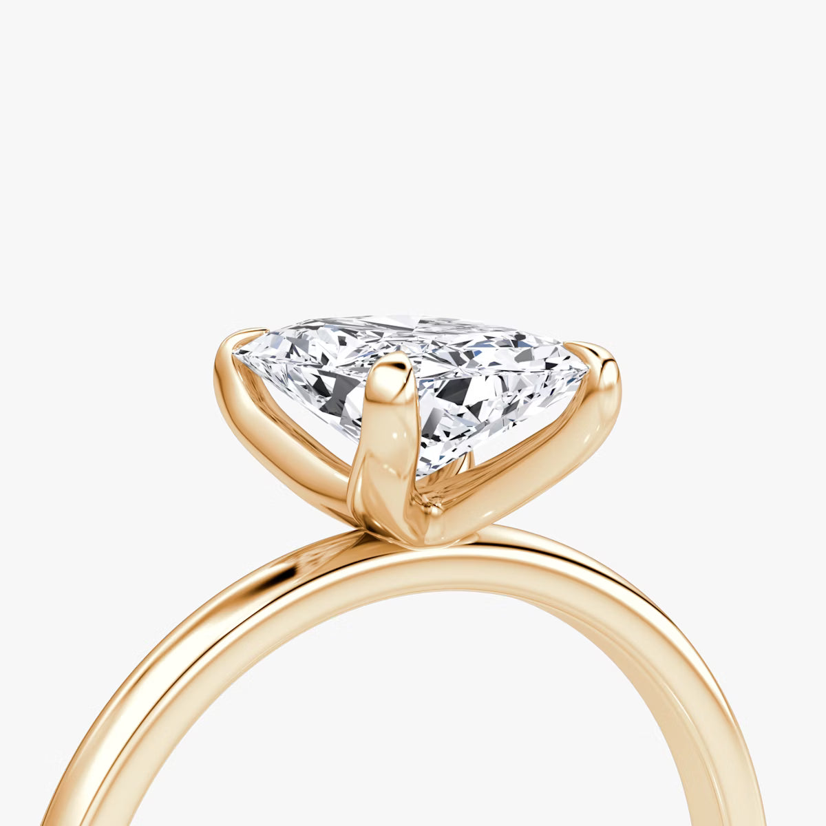 The Classic Radiant Solitaire Diamond Ring