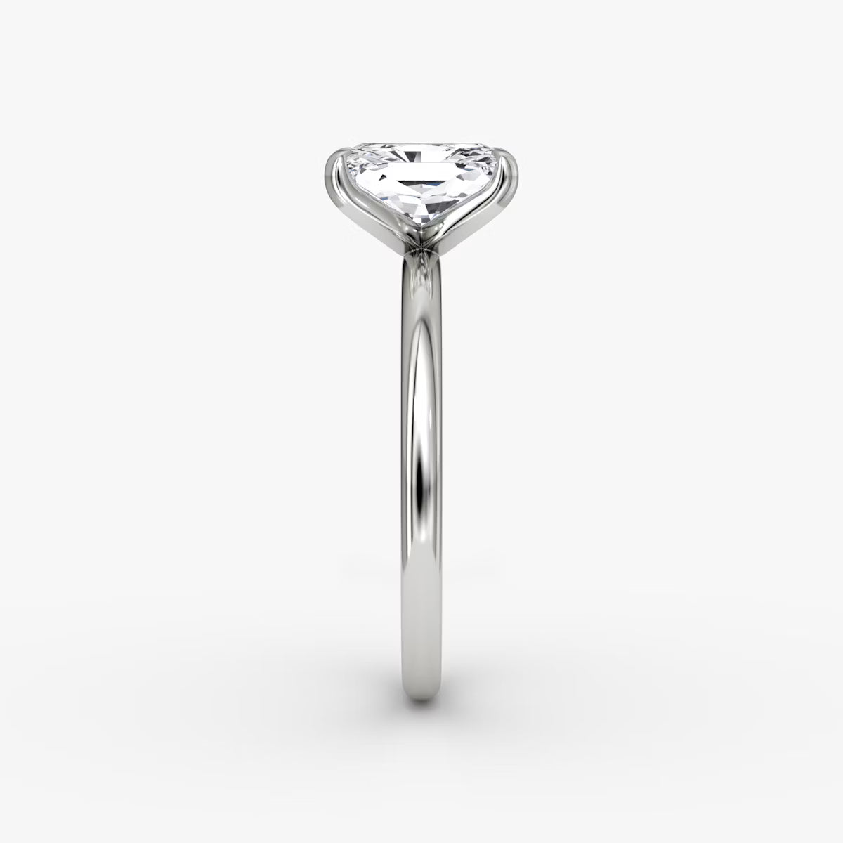 The Classic Radiant Solitaire Diamond Ring