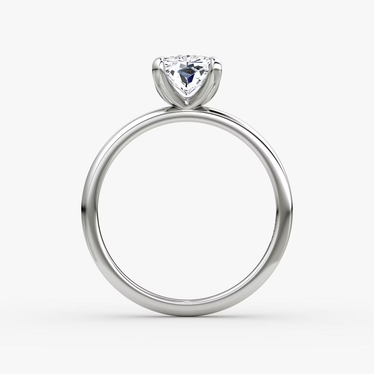 The Classic Radiant Solitaire Diamond Ring