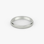 The Round Band in Platinum 3mm