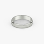 The Round Band in Platinum 4.5mm