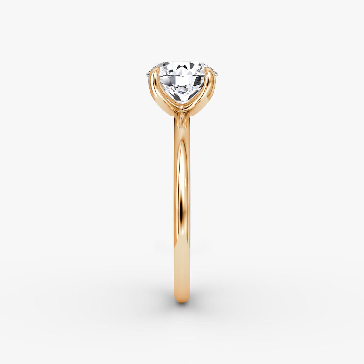 The Classic Round Solitaire Diamond Ring