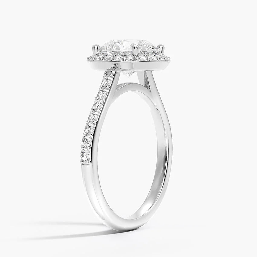 The Halo Round Diamond Ring