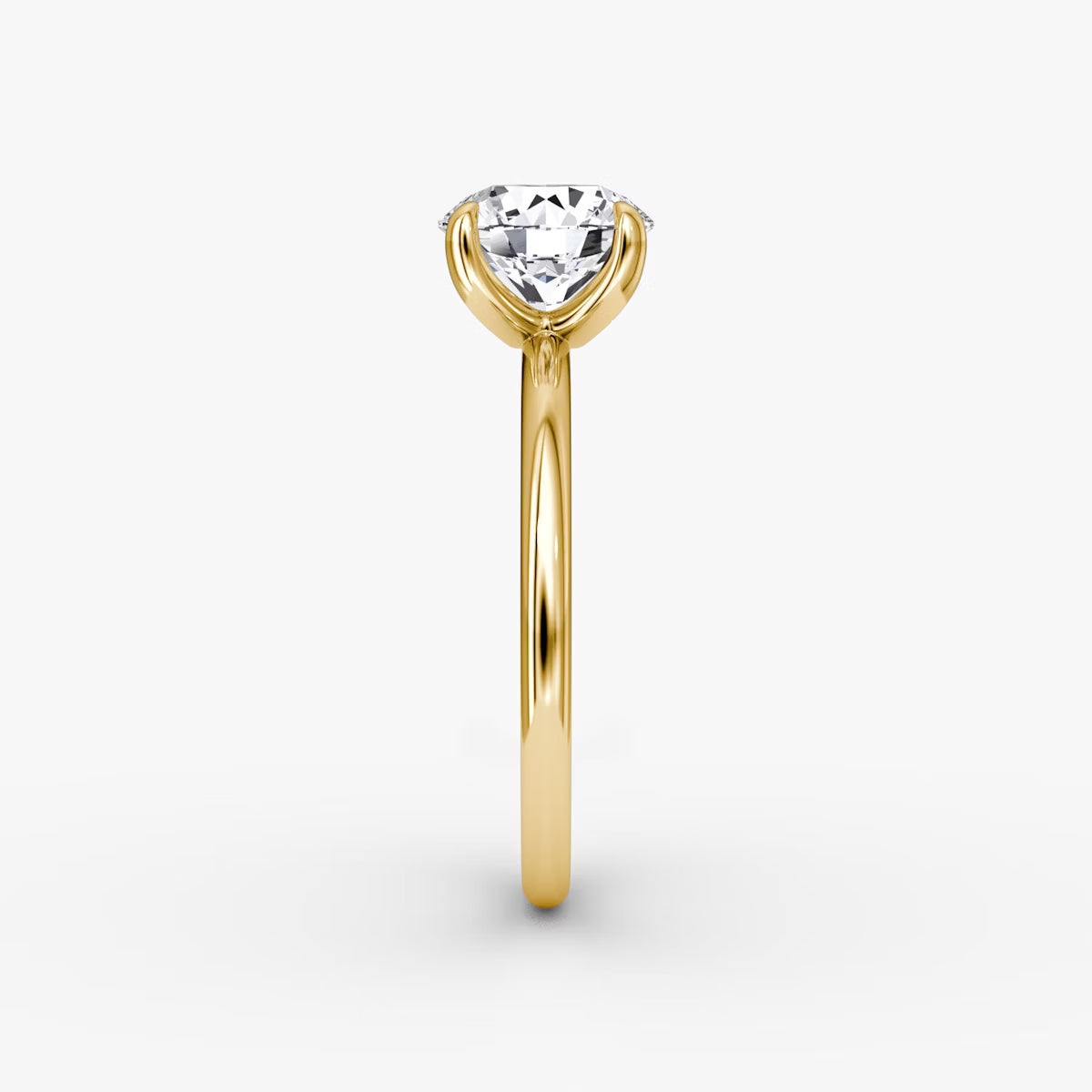 The Classic Round Solitaire Diamond Ring