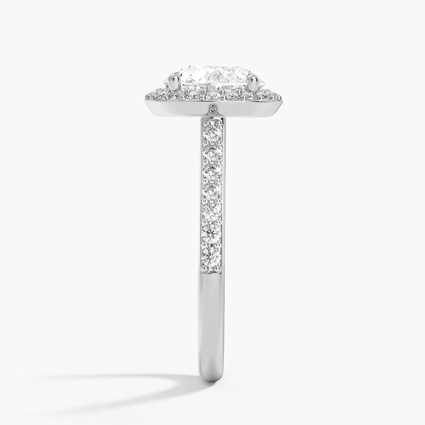 The Halo Round Diamond Ring