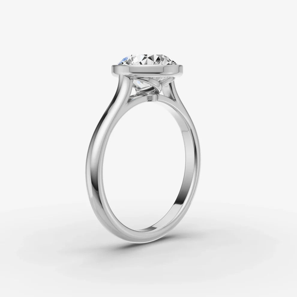 Round Bezel Diamond Ring