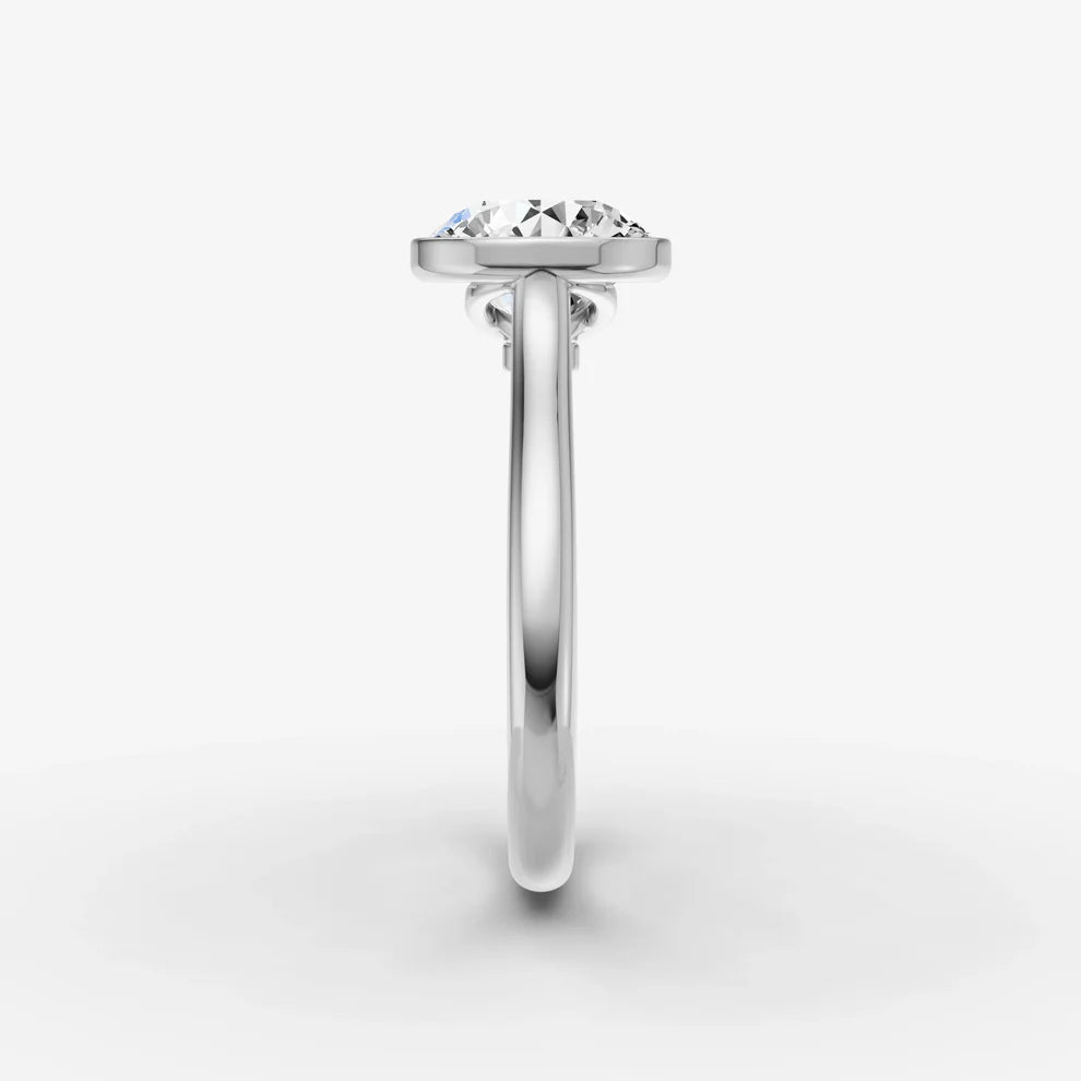 Round Bezel Diamond Ring