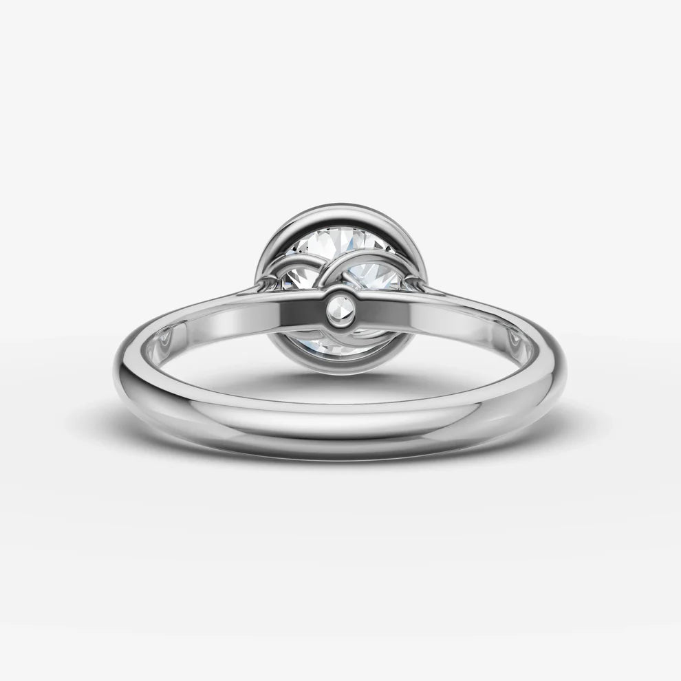 Round Bezel Diamond Ring
