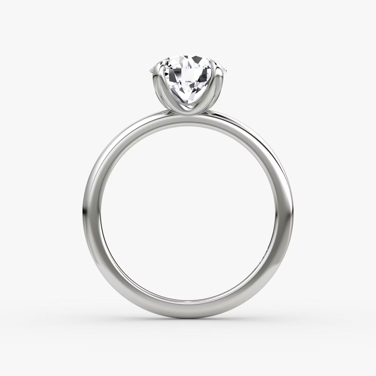 The Classic Round Solitaire Diamond Ring