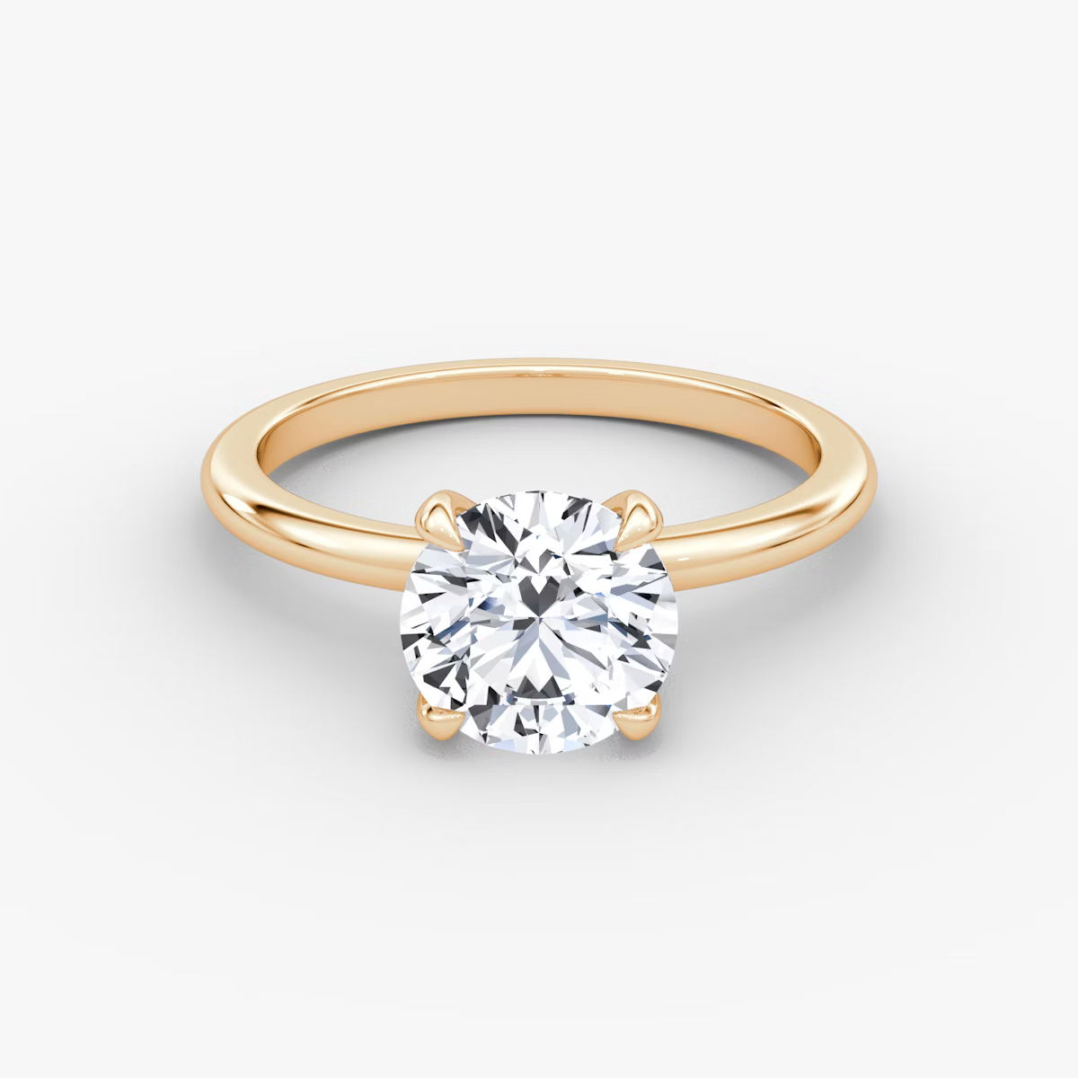 The Classic Round Solitaire Diamond Ring