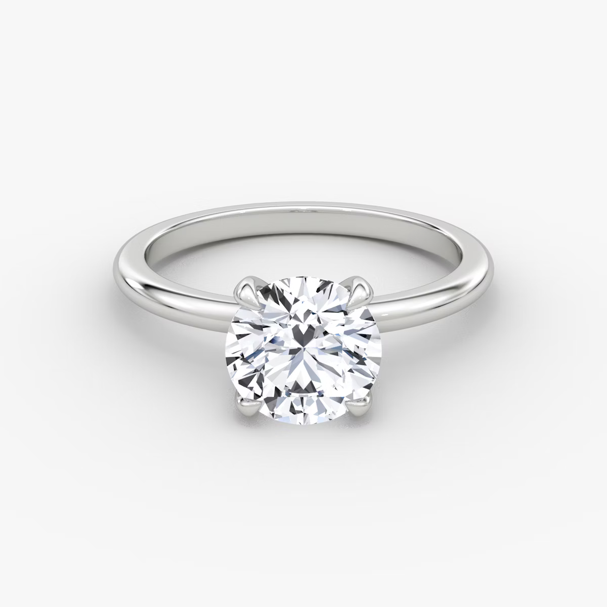 The Classic Round Solitaire Diamond Ring