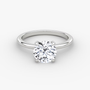 The Classic Round Solitaire Diamond Ring