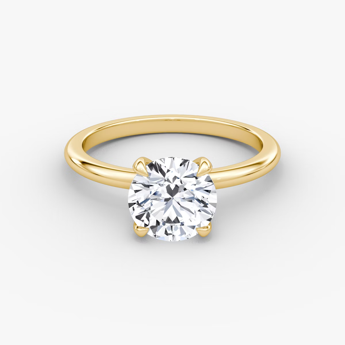 The Classic Round Solitaire Diamond Ring